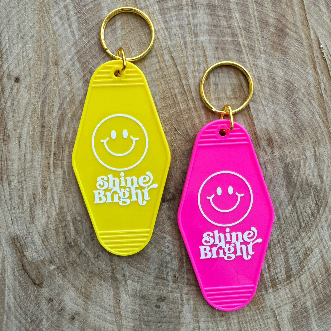 Shine Bright Motel Key Chain