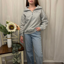 Load image into Gallery viewer, Beautiful Crazy Gray Quarter Zip
