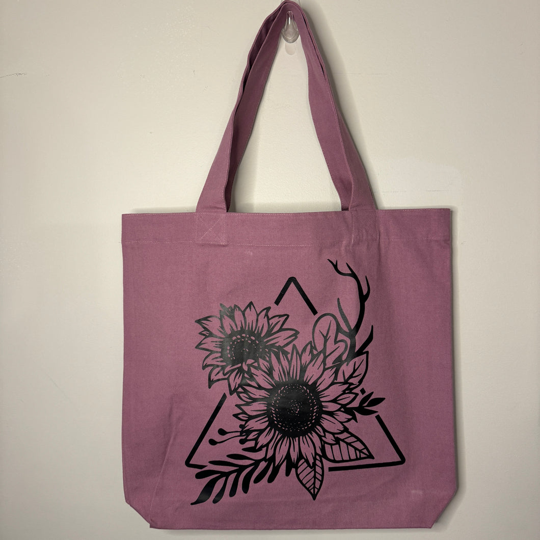 Floral Purple Tote