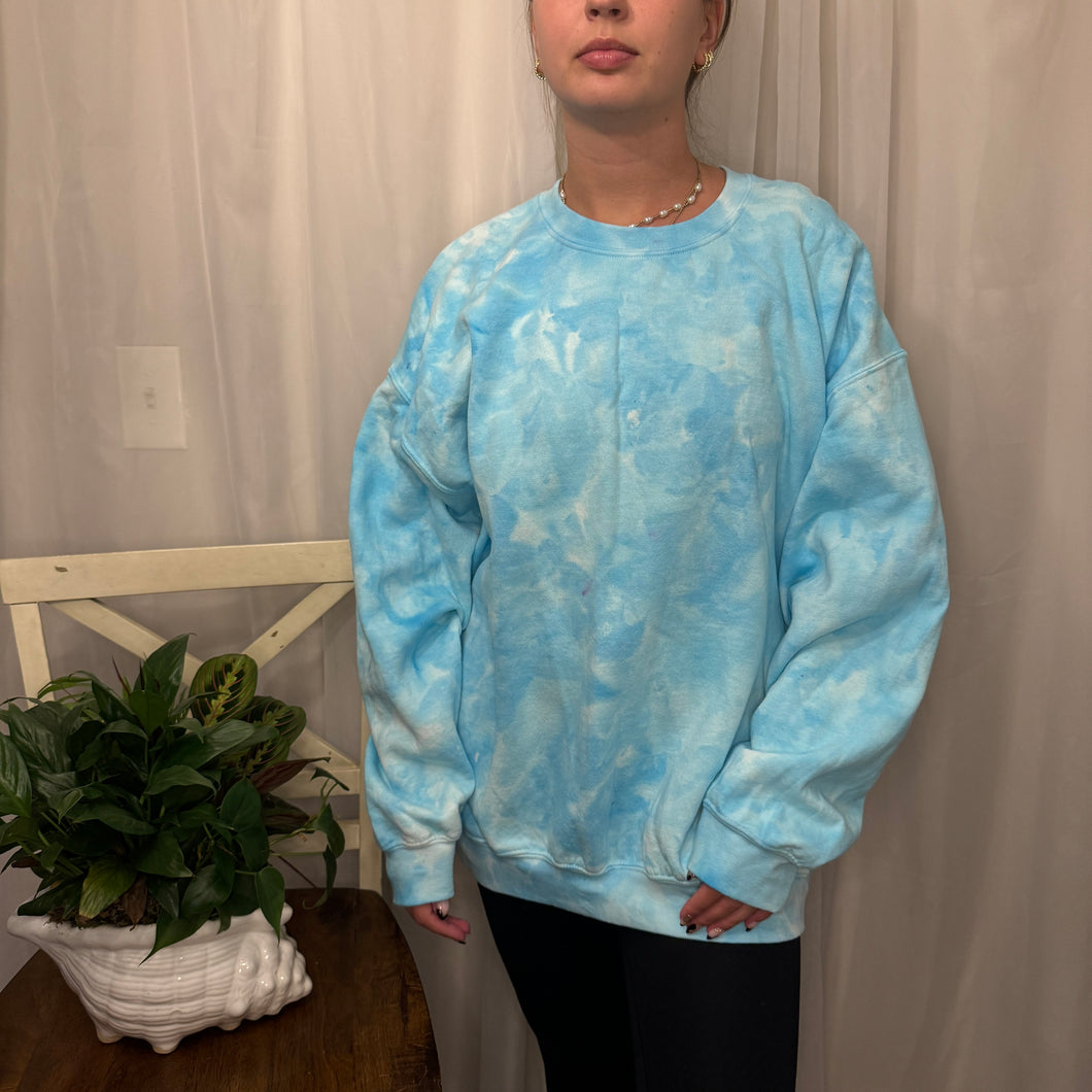 Aqua Crewneck - X-Large