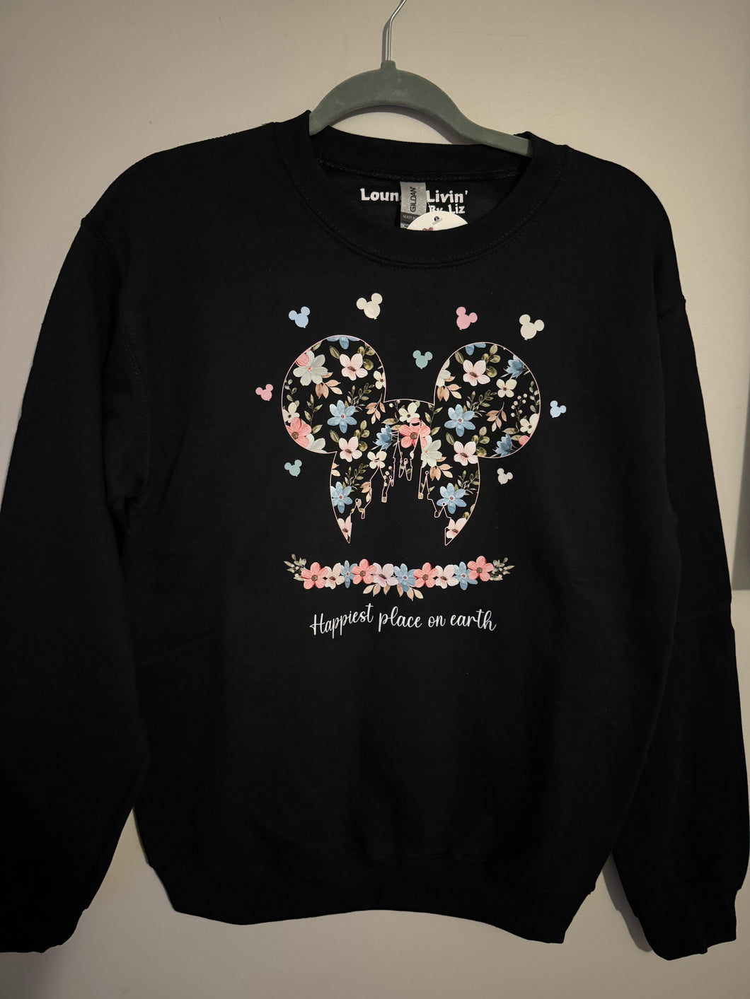 Black Disney Crewneck