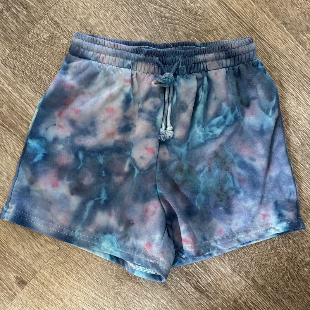 Blue High Waisted Shorts - Small