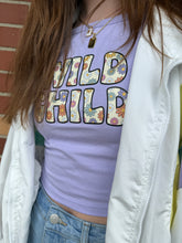 Load image into Gallery viewer, Cropped Purple Wild Child Tank - Large
