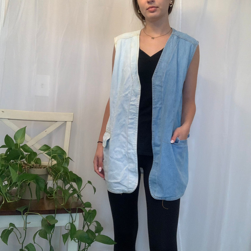 Split Color Vest - Large