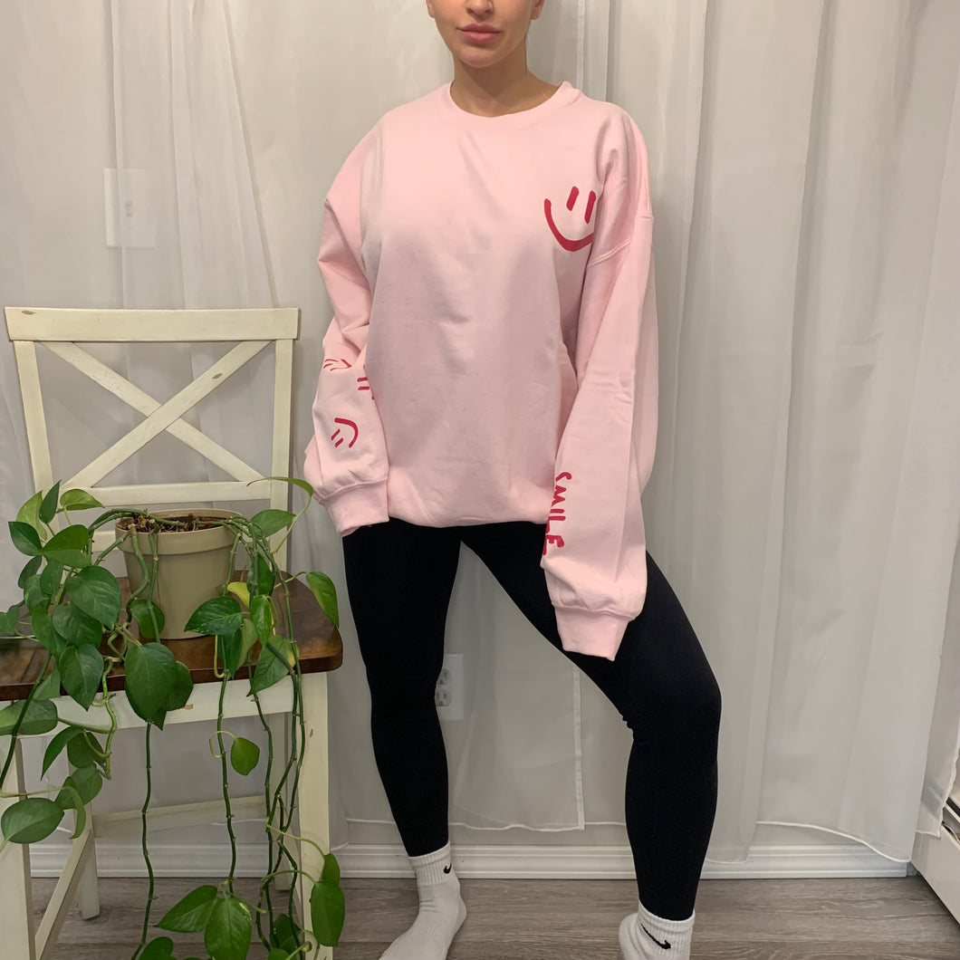 Smile Pink Crewneck